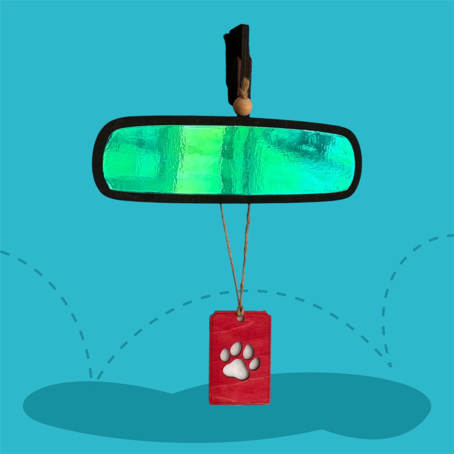 Wooden Car Air Fresheners - Cats & Dogs