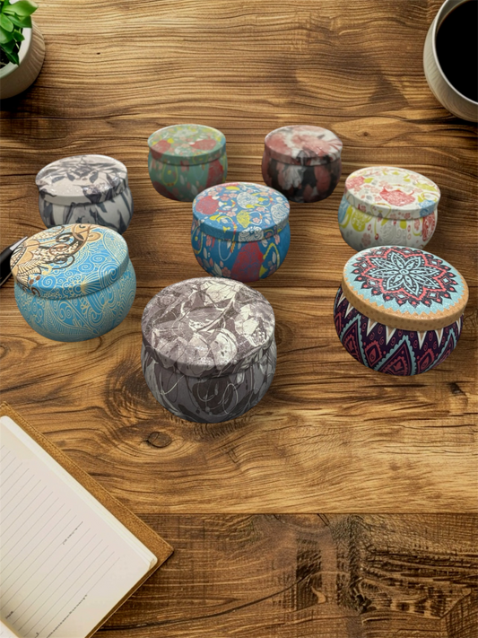 Candle 4 oz. Decor Tin