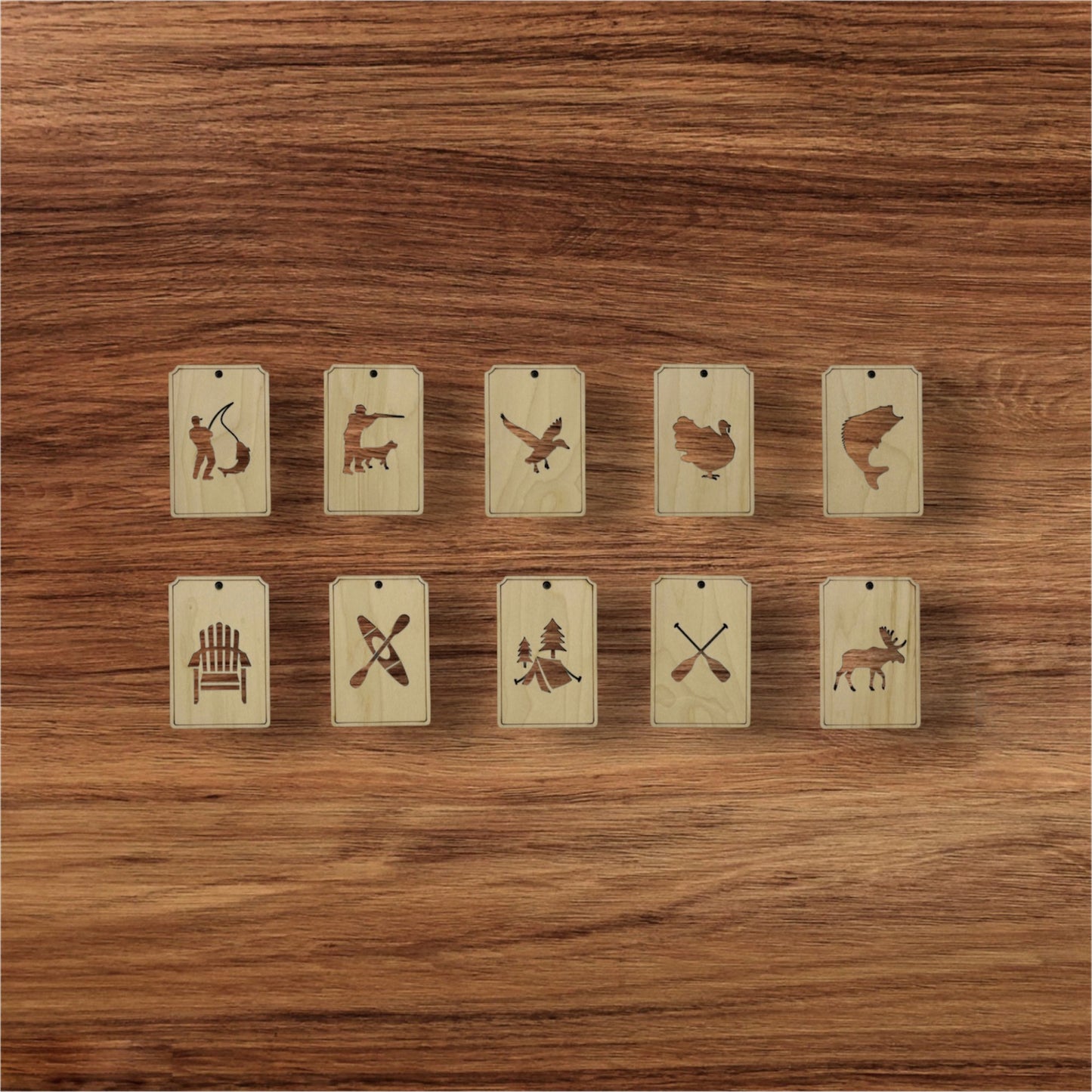 Wooden Car Air Fresheners - Outdoors